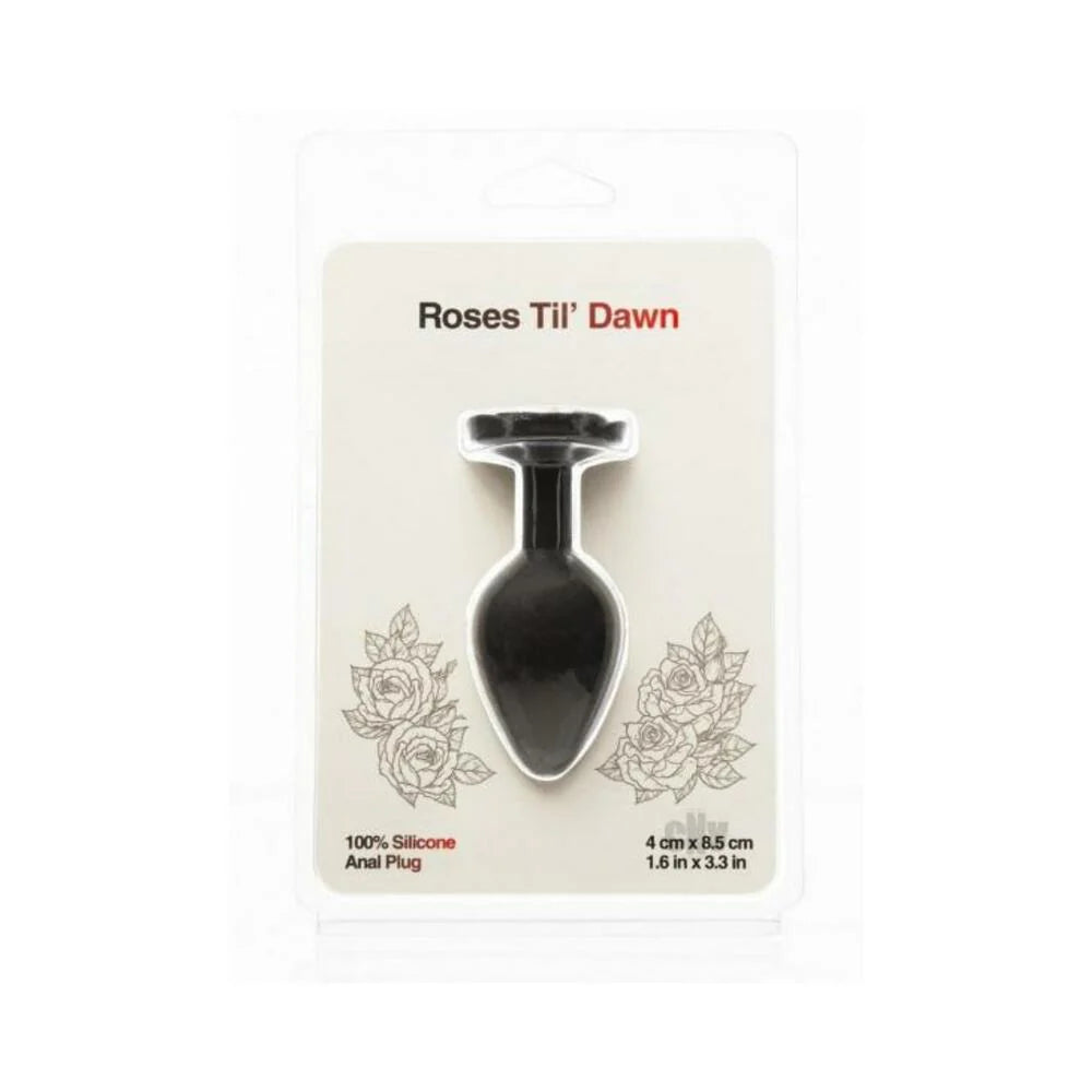 Roses Til Dawn Silicone Anal Plug Medium