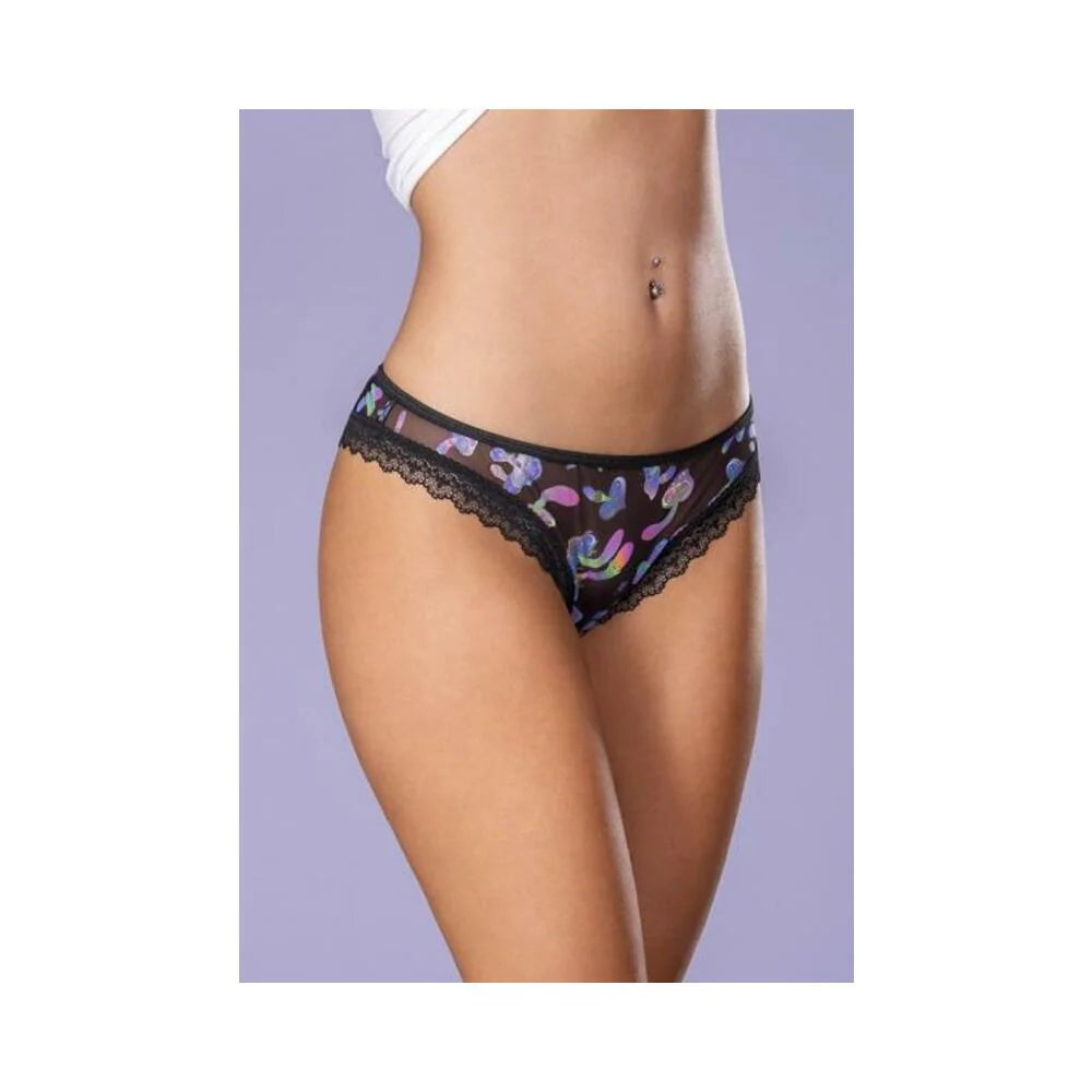 Hazy Dayz Panty W/ Open Back Mushroom L/xl