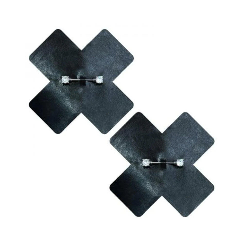 Neva Nude Peek-a-boo Jewel Piercing X Nipple Pasties