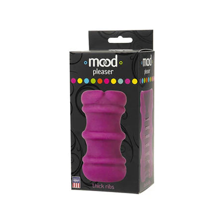 Mood Ultraskyn Thick Ribbed Stroker - Purple