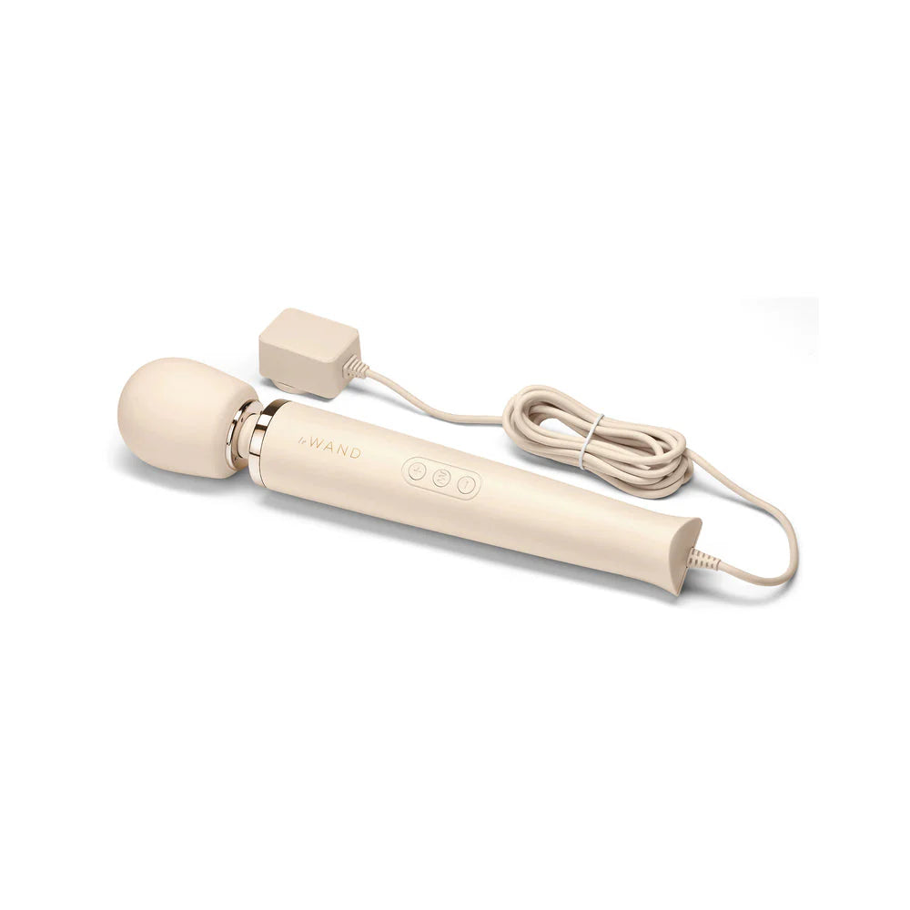 Le Wand Powerful Plug-In Vibrating Massager - Cream