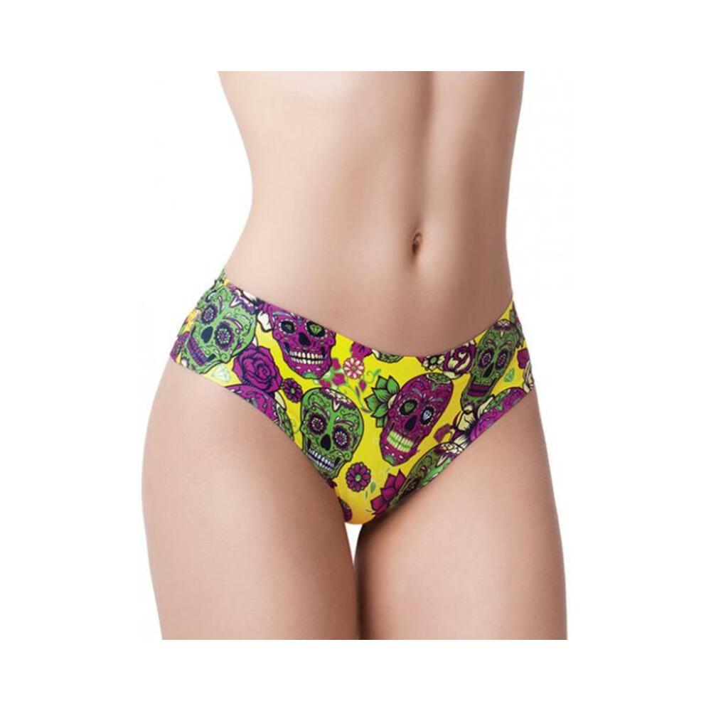 =mememe Skulls Lovers Muertos Printed Slip Sm